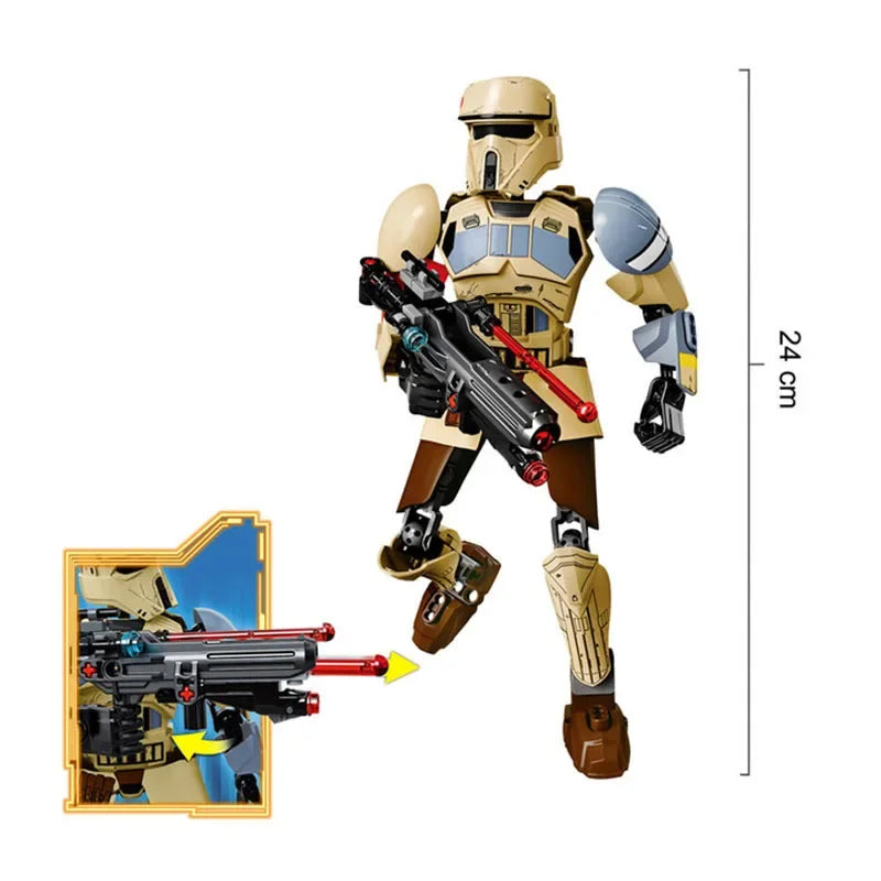 Space Wars Buildable Figure Stormtrooper Darth Vader Rey Kyle Ren Luke Skywalker Figure Toys Building Block Compatible With Lego