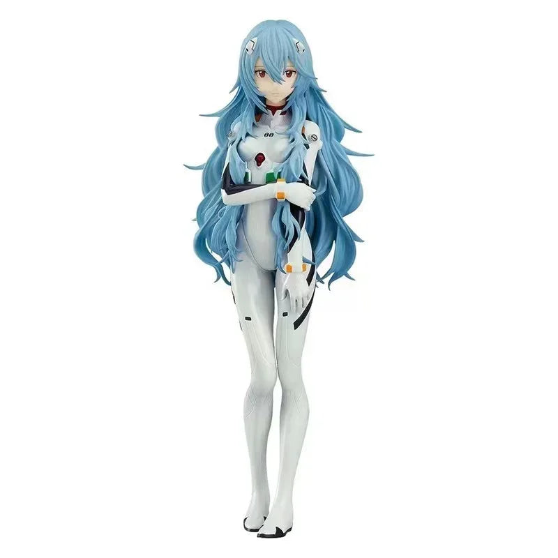 18cm Neon Genesis Evangelion Anime Figure EVA Short Hair Rei Ayanami Action Figure Asuka Figurine PVC Collection Model Toys Gift