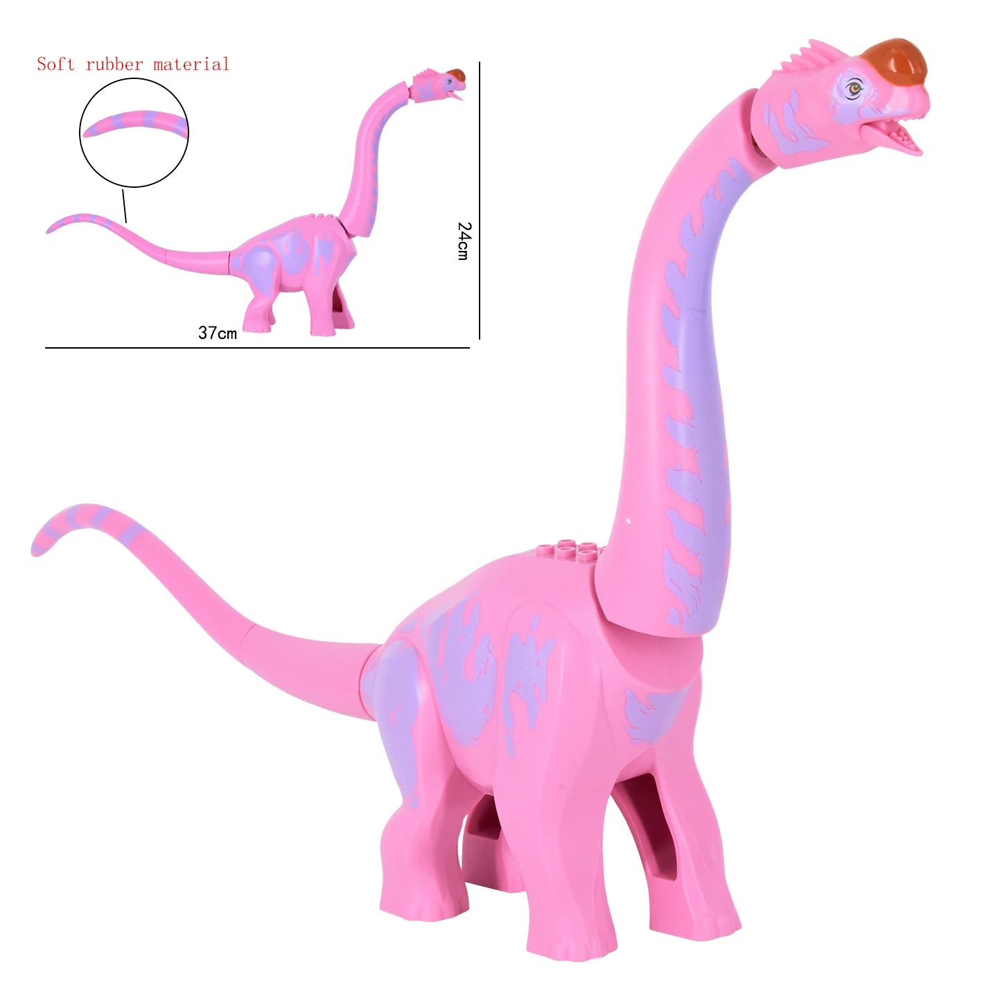 2025 New Jurassic Dinosaur Titanosaurus Animals DIY Blocks Mini Models Building Blocks Bricks Kid Dino Toys For Children