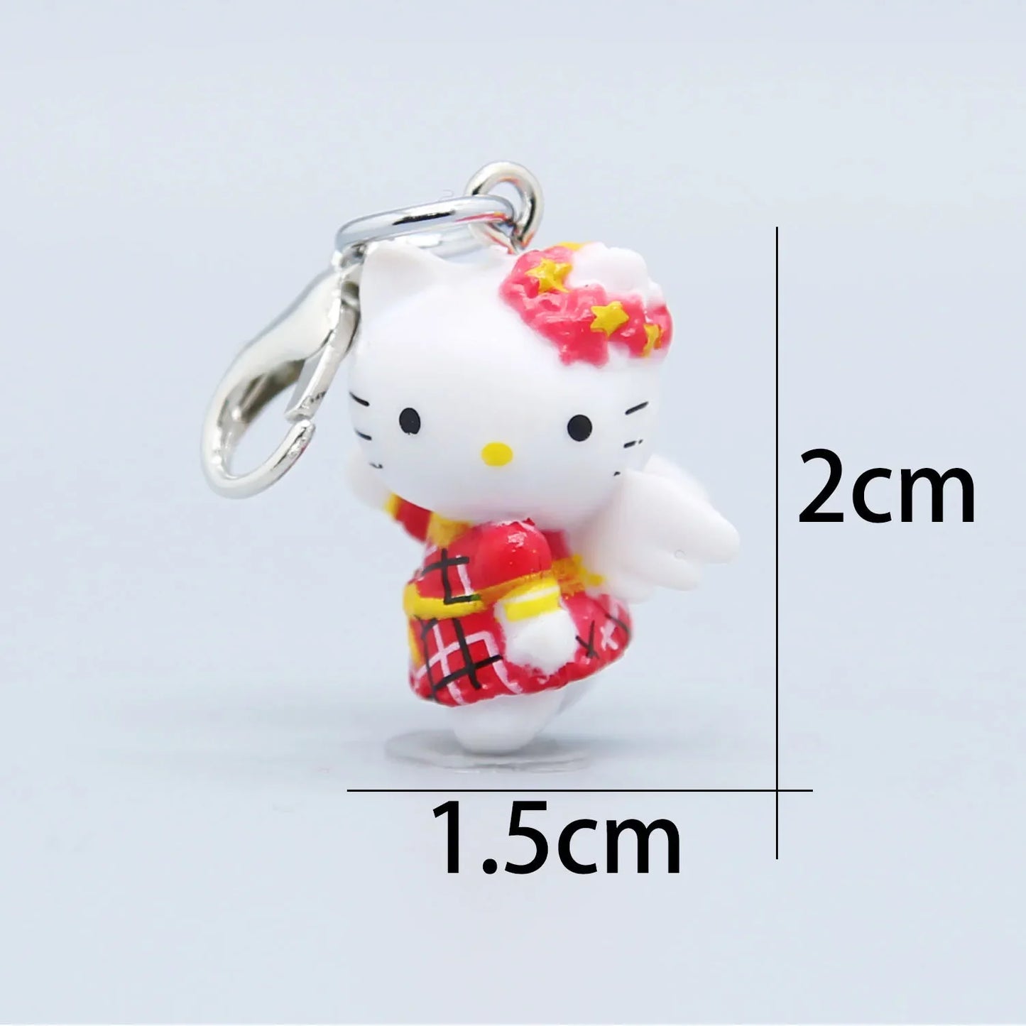New Hello Kitty Kawaii Mini Doll Keychain Anime Kuromi Sanrios Decor Car Key Ring Pendant Creative Fashion Hanging Gifts Toys