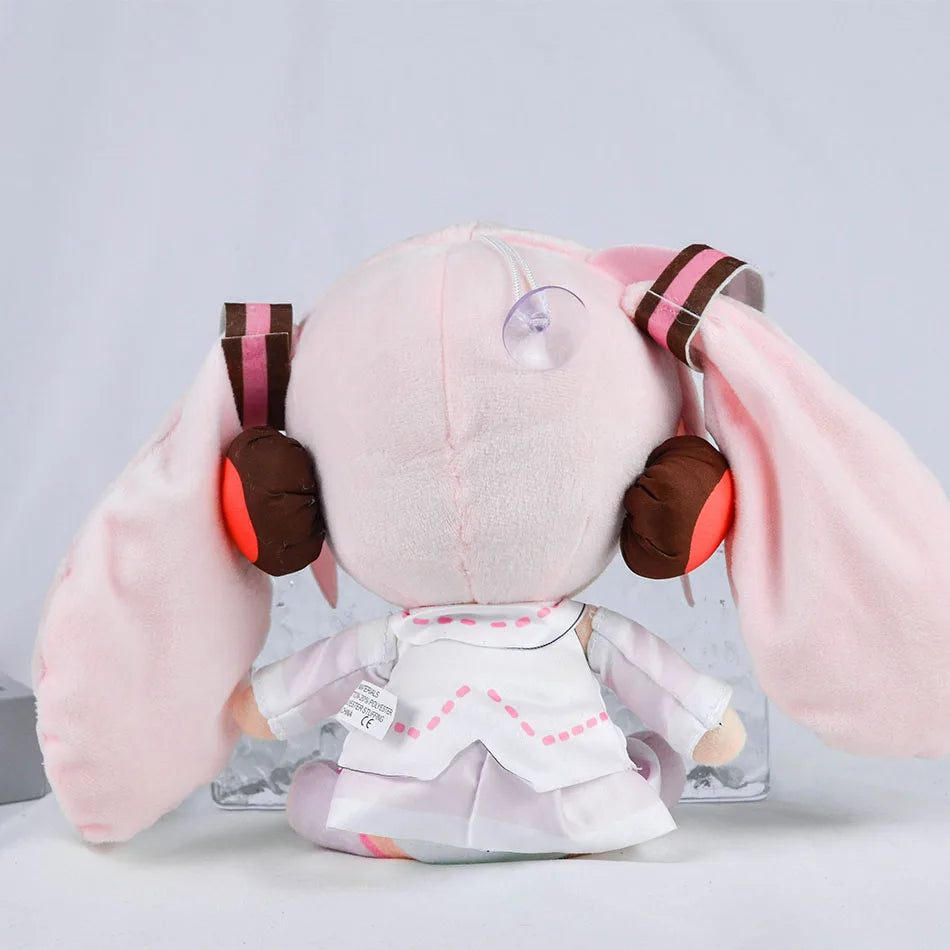20-29cm Hatsune Miku Kawaii Q Version Fufu Figure Plush Doll Anime Peripheral Stuffed Toy Collection Model Ornament Toys Gifts