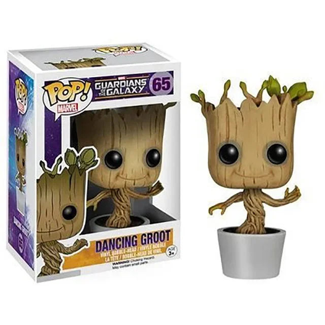 FUNKO POP Marvels Movie Galaxy Guardians Holiday Dancing Grooted 101 # Avengers League Character Series Model Children Toy Gifts