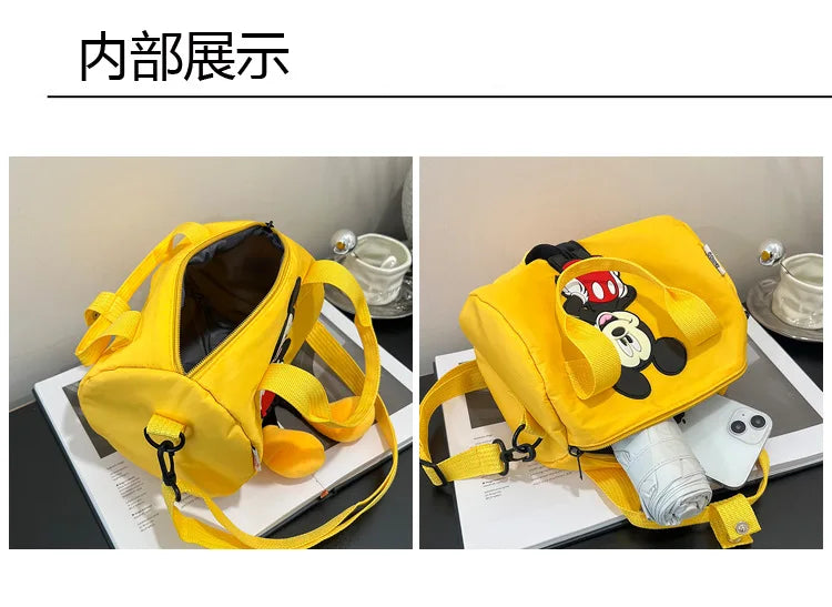 Disney New Plush Bag Cartoon Oxford Fabric Backpack Kindergarten Baby's Schoolbag Casual Small Backpack  holiday birthday gift