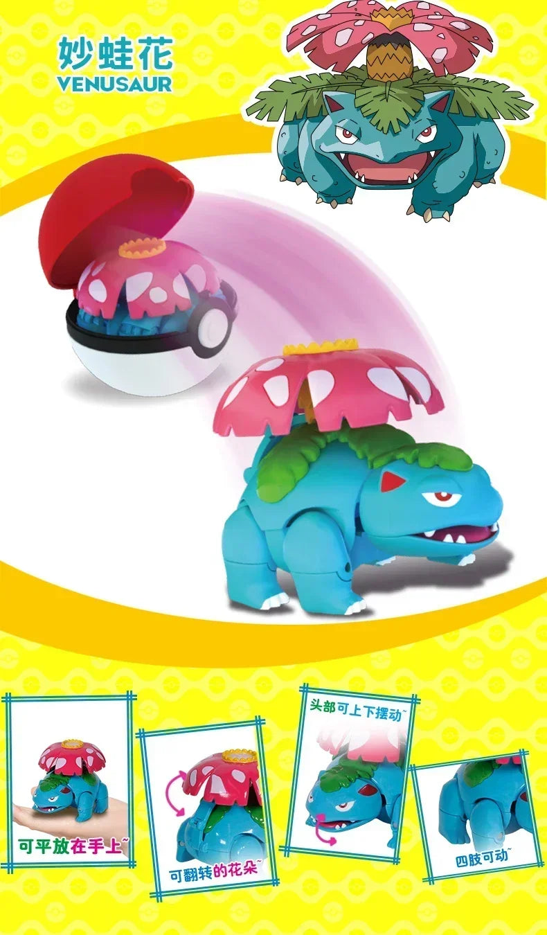 Pokemon Ball Variant Toys Model Pikachu Jenny Turtle Pocket Monsters Pokemones Action Figure Toys Children boy girl Gifts toy