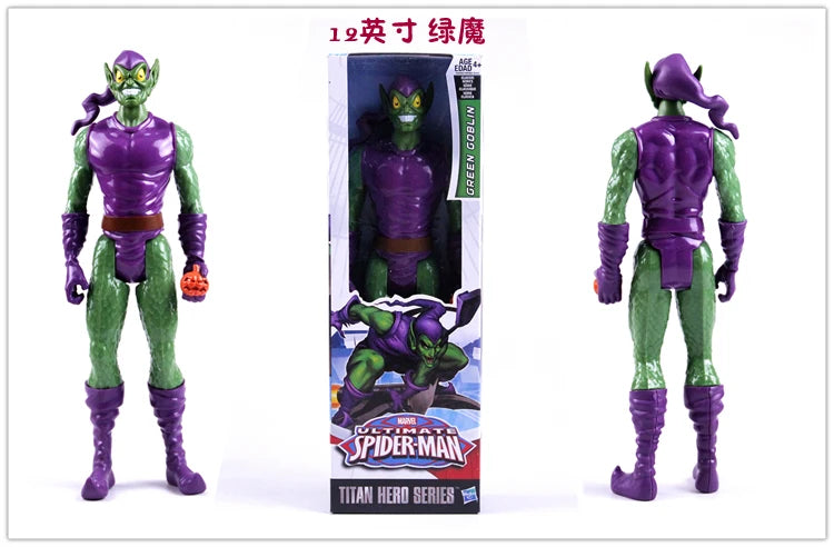 Original Hasbro The Avengers Marvel Anime Figure Thanos Captain America Iron Man Spider-Man Venom Action Figure Dolls Toys