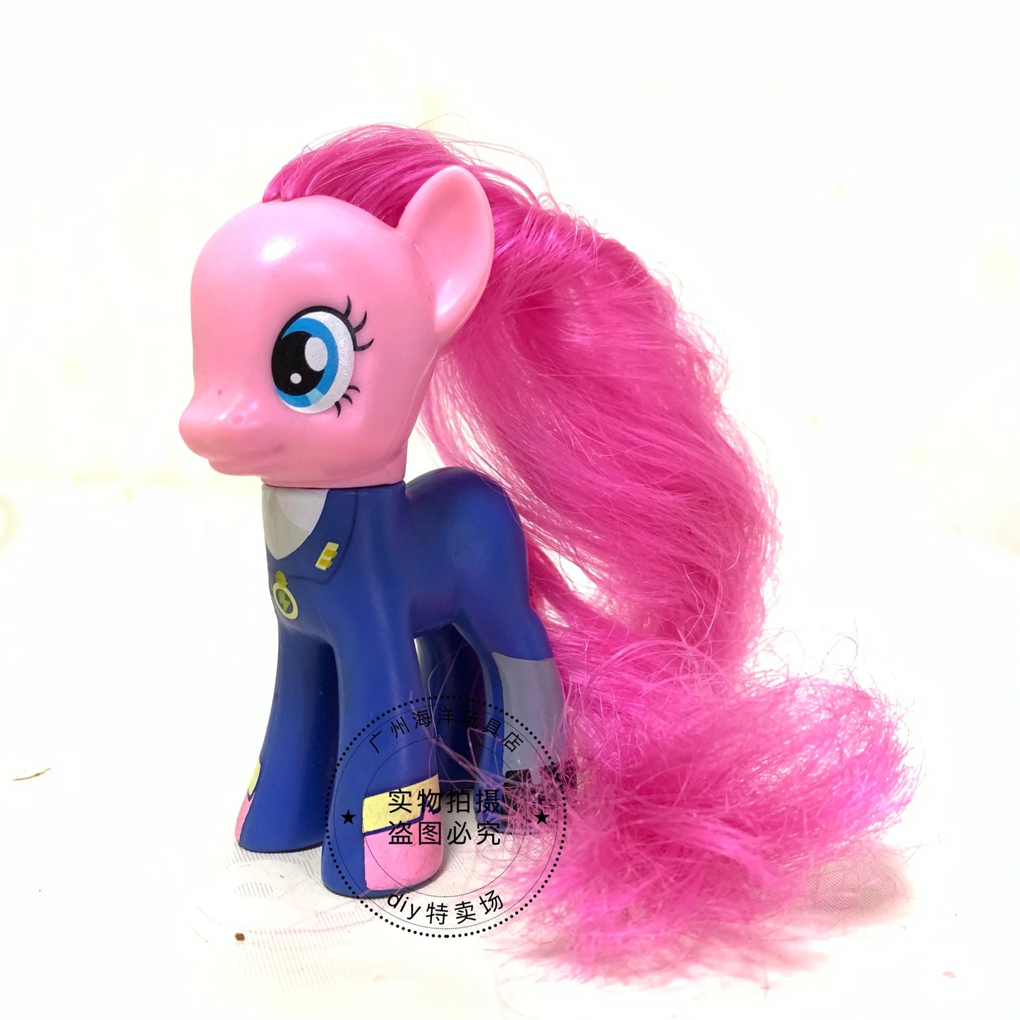 8cm Hasbro My Little Pony Twilight Sparkle Rainbow Dash Applejack YoYo Action Figures Colorful Hair Pony Model Toys Kids Gifts