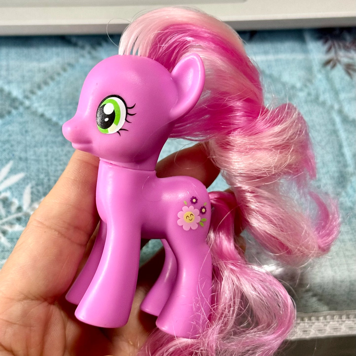 8cm Hasbro My Little Pony Twilight Sparkle Rainbow Dash Applejack YoYo Action Figures Colorful Hair Pony Model Toys Kids Gifts