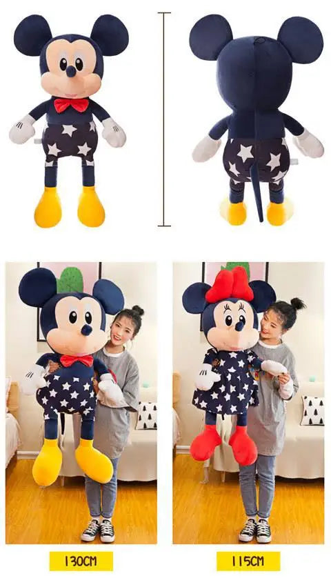 Disney Mickey Mouse Star Minnie Mouse Plush Toy Cartoon Anime Mickey Mouse Plush Doll Pillow As A Birthday Gift for Girlfriend