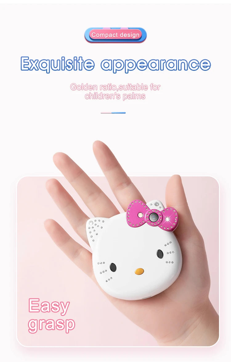 2024 Sanrio Hello Kitty Flip Phone Kawaii K688 Cartoon Kids Taiml Cute Mini Phone Birthday Fashion Girls Gifts Toys For Children