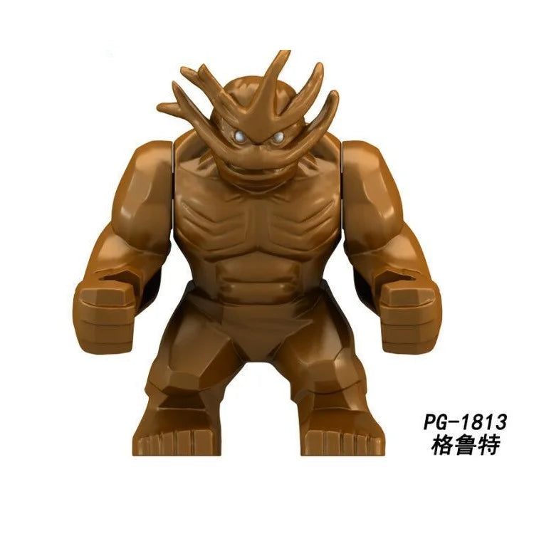 Marvel Superhero Anime Doll Building Blocks Venom Massacre Symbiosis, Spider Man Deadpool Wolverine Couple Gift Toy