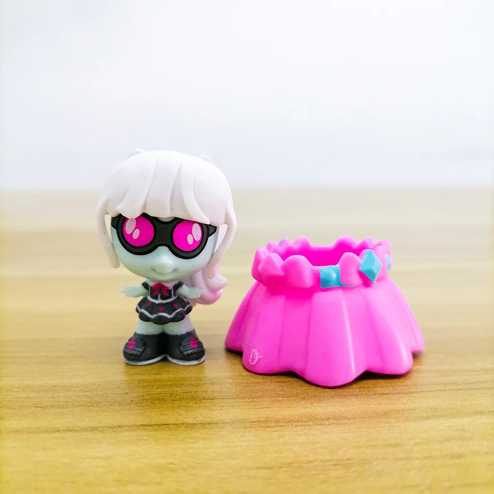 Hasbro My Little Pony Anime Figures Twilight Sparkle Fluttershy Pinkie Pie  Q-Version Doll Model Toy Ornaments Childern Gift