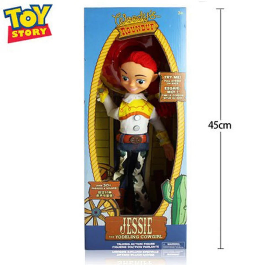 Disney High-Quality Pixar Toy Story 3 Woody Action Figures Toys Anime Collector'S Edition Moving Statues Model Doll Kids Gifts