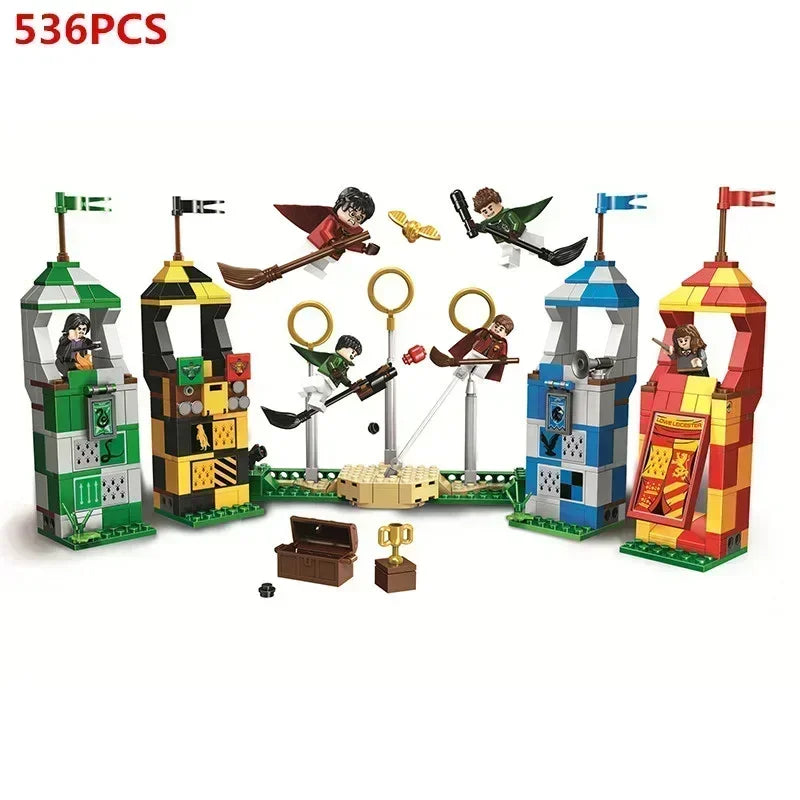 NEW Magic Castle School Building Blocks Brick Cartoon Action Figure Toys Model Toys for Children Birthday Christmas Gift