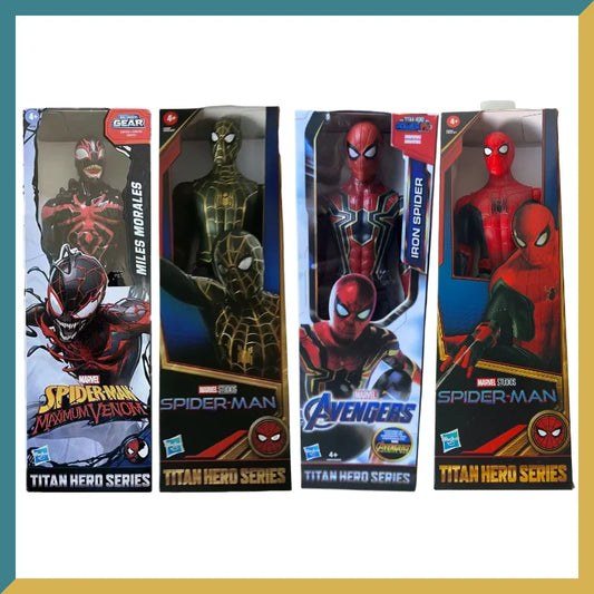 Hasbro MAPVEL 12 Inch Steel Spider Hero Doctor Venom Joint Mobile Doll Figure Model Ornament Toy Collection Gift