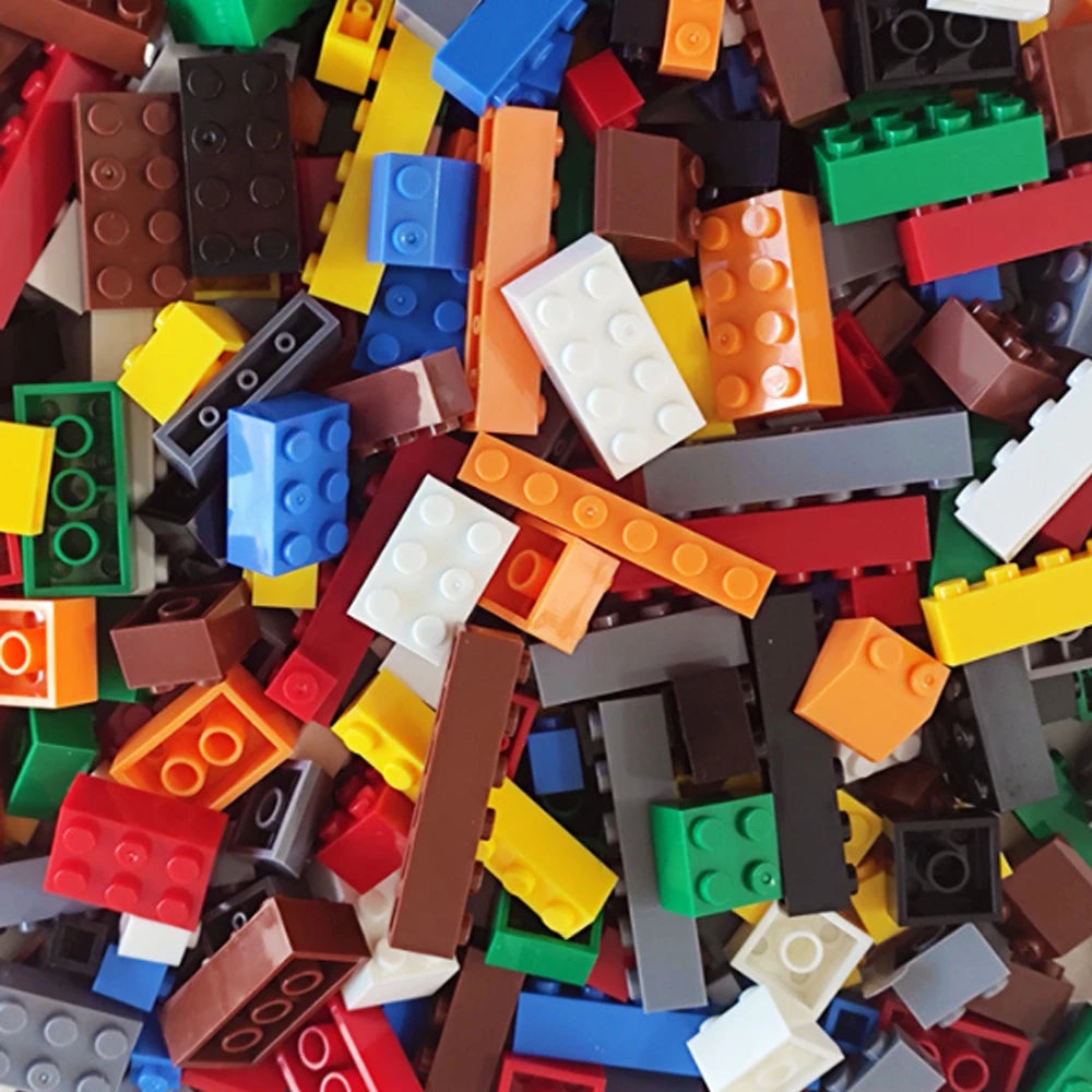 125/250g Building Blocks Bulk Set City Classic Bricks Colorful Assembly DIY Creative Toy Educational Interactive Toy for Kids