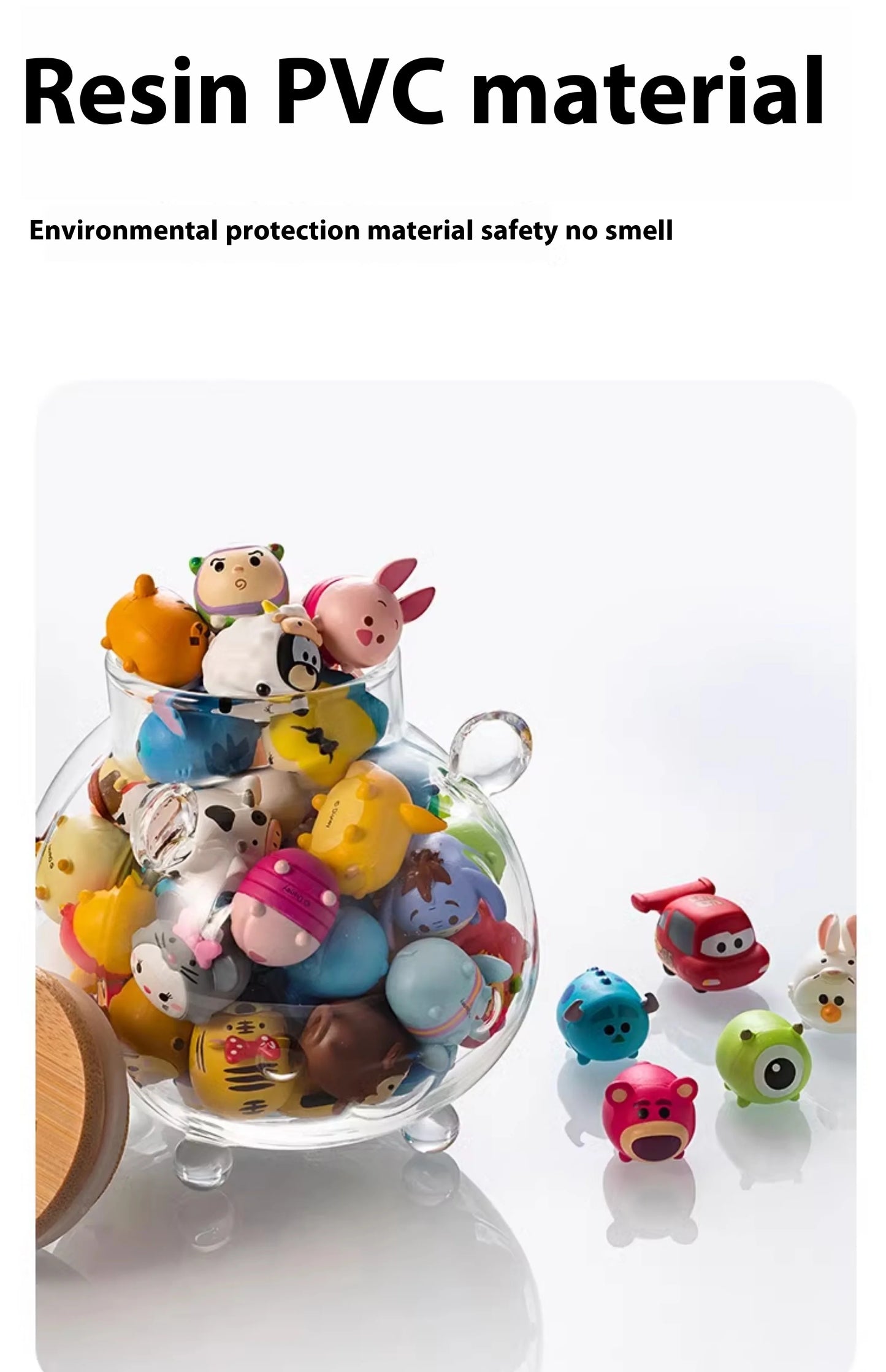 14pcs Kawaii Disney Tsum Tsum Mickey Mouse Cartoon Cute Mini Bean Figure Car Mini Accessories Decoration Gifts For Children