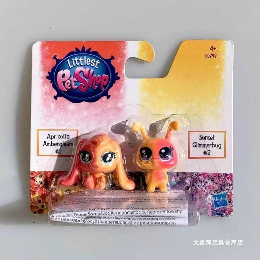 Original Hasbro Littlest Pet Shop Doll Toys Cute Animal Action Figure Big Eyed Pet Model Collection Toy Children's Birthday Gift
