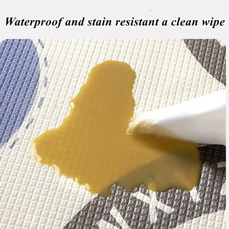 200x180/180x150/180x120cm Play Mat for Children's Thick Safety Mat Friendly Crawling Play Mats Folding Mat Carpet Rug Playmat