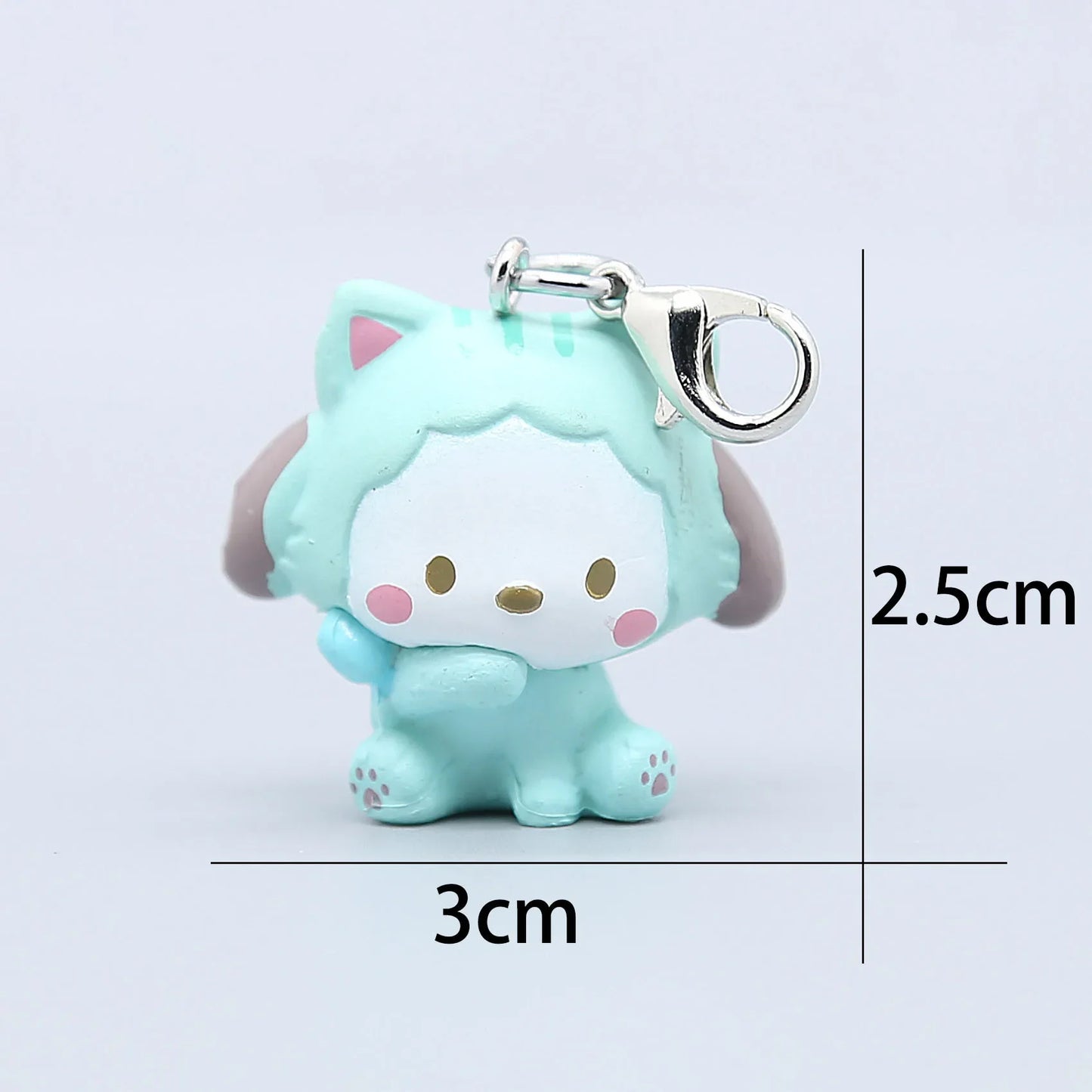New Hello Kitty Kawaii Mini Doll Keychain Anime Kuromi Sanrios Decor Car Key Ring Pendant Creative Fashion Hanging Gifts Toys