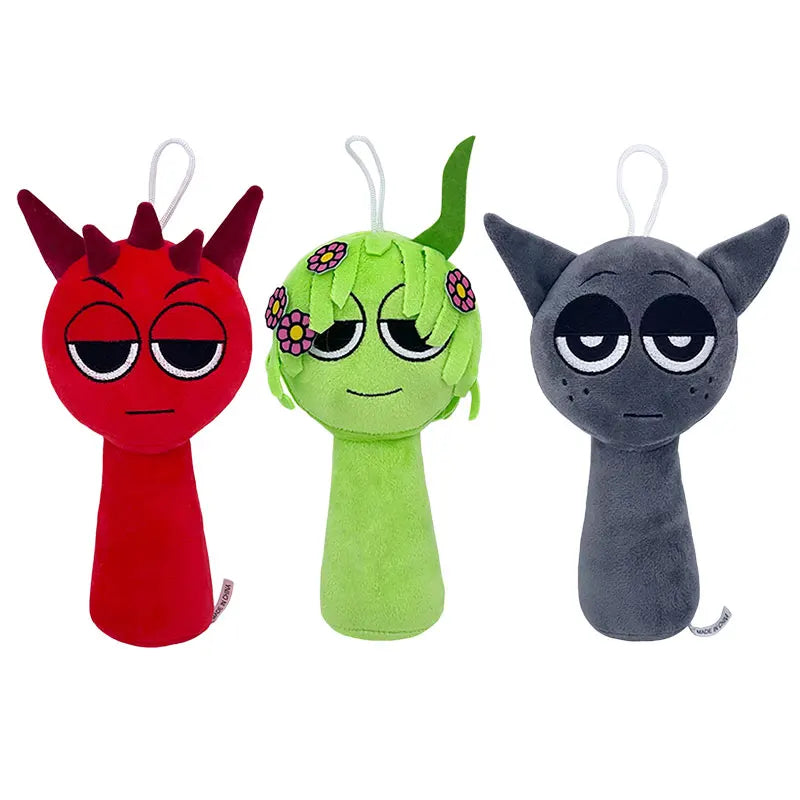 Sprunki Plush Toys Mr Fun Computer Wenda Simon Raddy Brud Sprunki Plushie Soft Toy Cartoon Pillow Stuffed Doll for Chrismas Gift