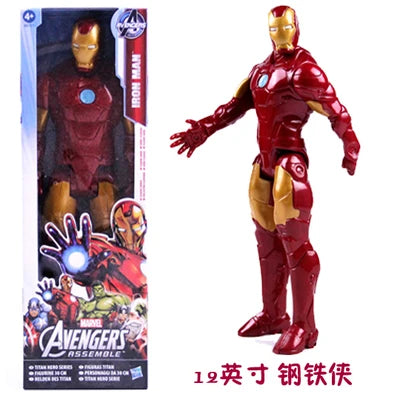 Original Hasbro The Avengers Marvel Anime Figure Thanos Captain America Iron Man Spider-Man Venom Action Figure Dolls Toys