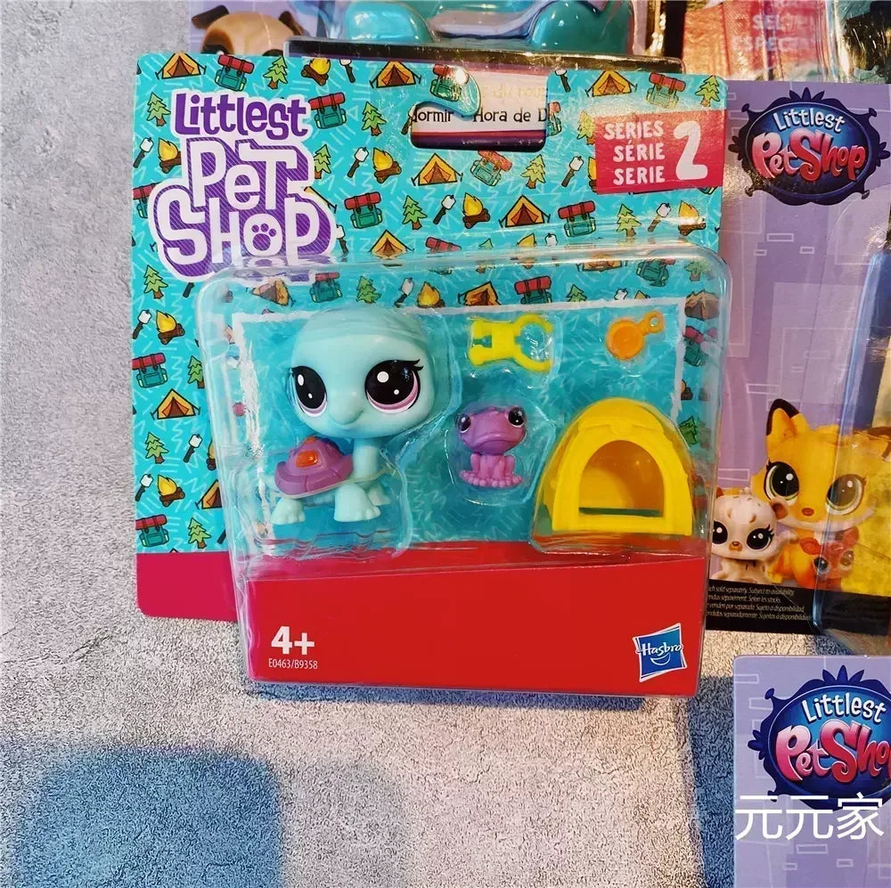 Original Hasbro Littlest Pet Shop Doll Toys Cute Animal Action Figure Big Eyed Pet Model Collection Toy Children's Birthday Gift