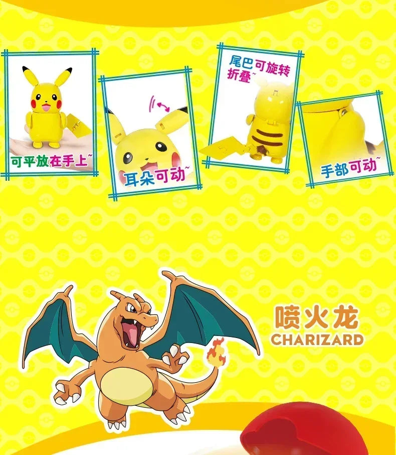 Pokemon Ball Variant Toys Model Pikachu Jenny Turtle Pocket Monsters Pokemones Action Figure Toys Children boy girl Gifts toy