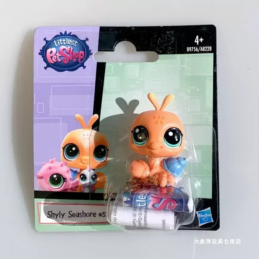 Original Hasbro Littlest Pet Shop Doll Toys Cute Animal Action Figure Big Eyed Pet Model Collection Toy Children's Birthday Gift