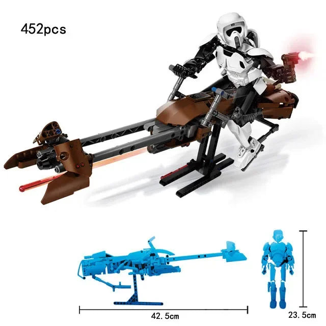 Space Wars Buildable Figure Stormtrooper Darth Vader Rey Kyle Ren Luke Skywalker Figure Toys Building Block Compatible With Lego