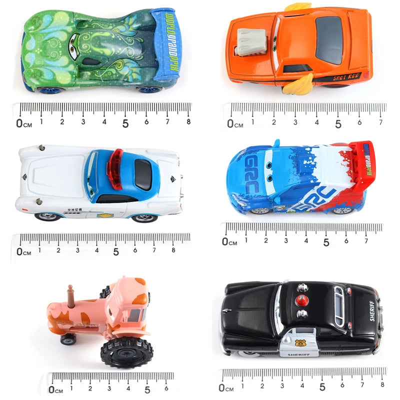 Cars Disney Pixar Car 2 3 Alloy Car Lightning McQueen Jackson Storm Mack Sally Truck Diecast Model Toy Children Birthday Gift