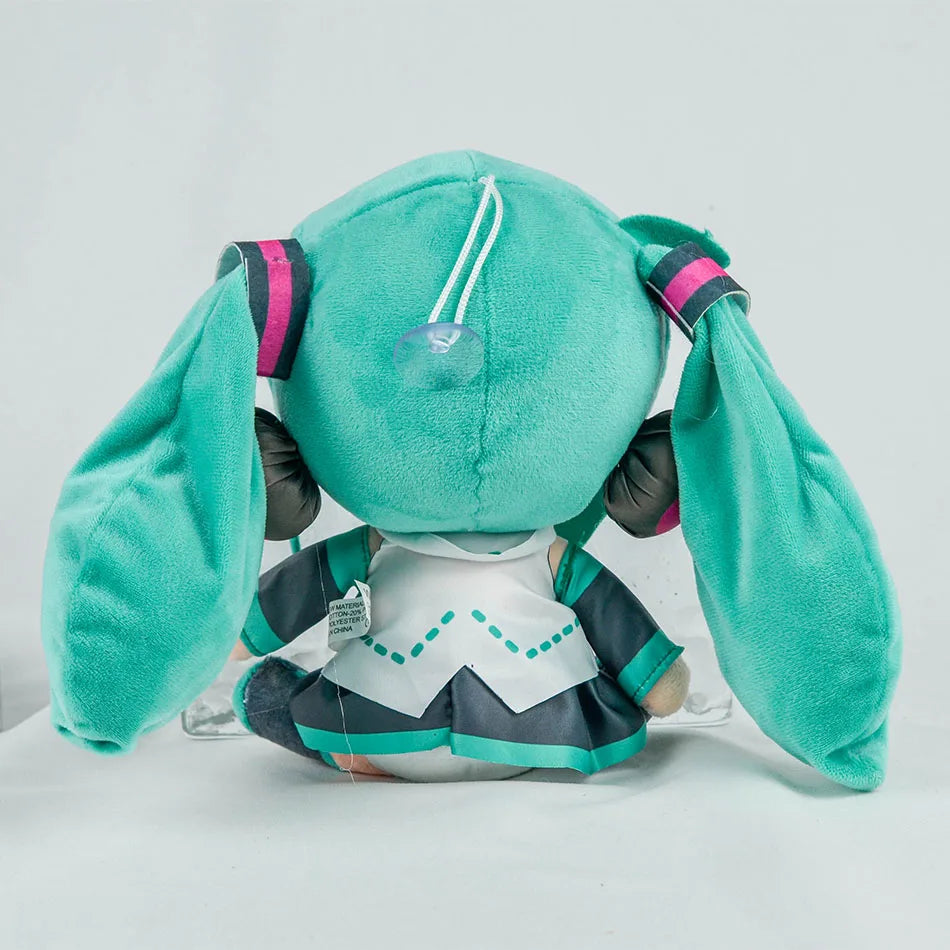 20-29cm Hatsune Miku Kawaii Q Version Fufu Figure Plush Doll Anime Peripheral Stuffed Toy Collection Model Ornament Toys Gifts