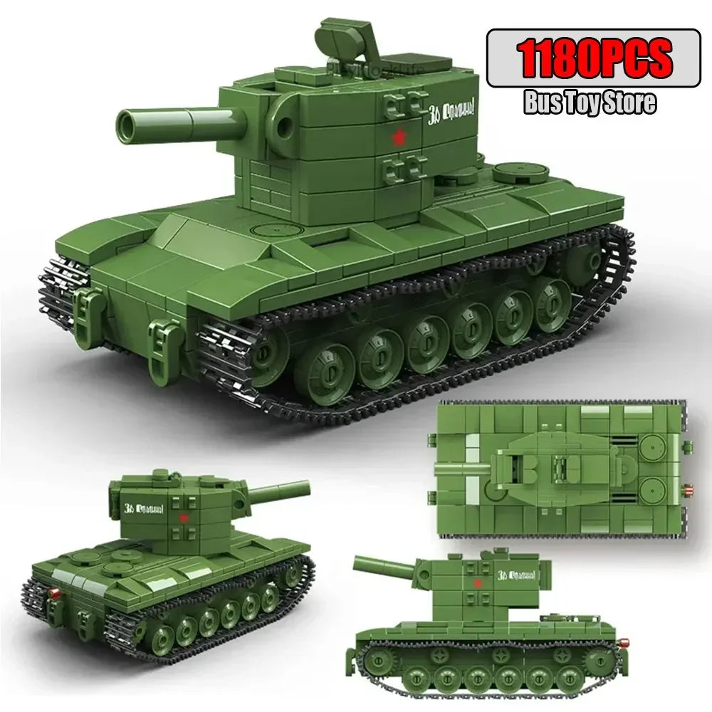 Germany Series Leopard Medium Tank G Late   Tank Military Series WW2 Tank Building Blocks  Bricks Model Set Toys for Kids Gifts