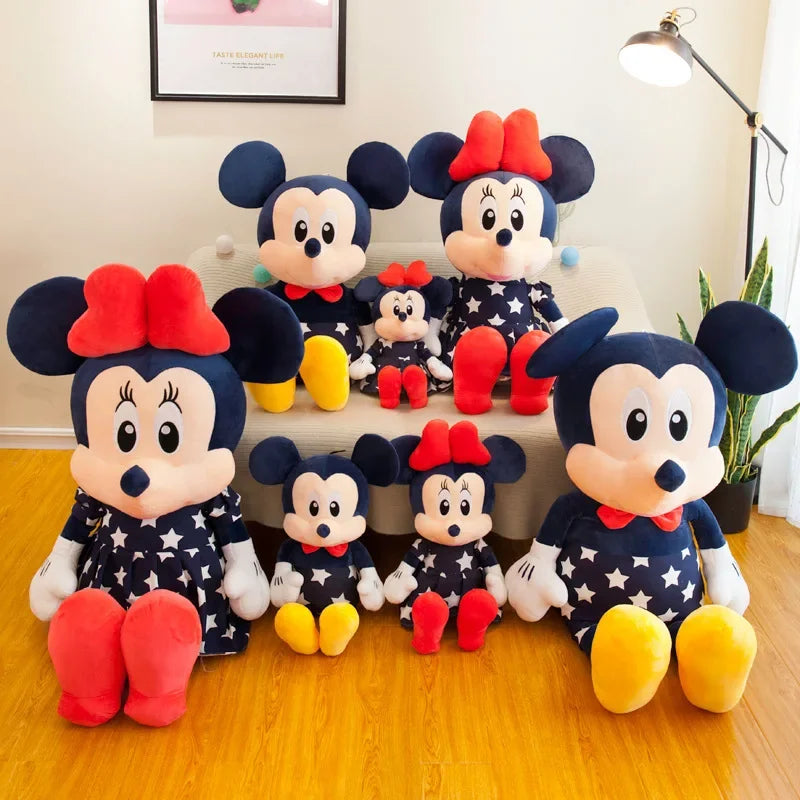 Disney Mickey Mouse Star Minnie Mouse Plush Toy Cartoon Anime Mickey Mouse Plush Doll Pillow As A Birthday Gift for Girlfriend