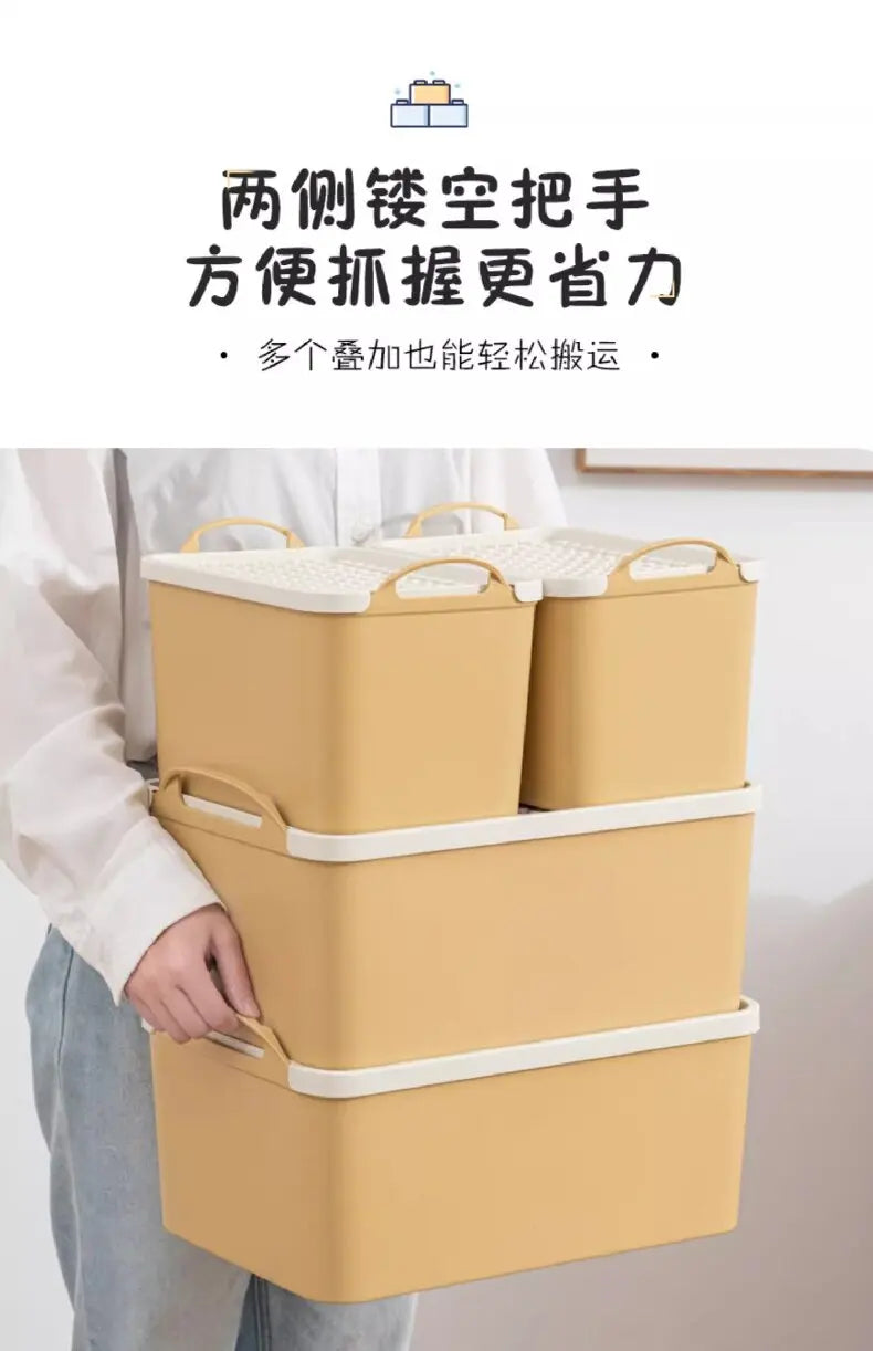 Storage Box for Lego With Lid Toy Building Block Parts Organizer Box Small Particle Classification Building Block Top Cover