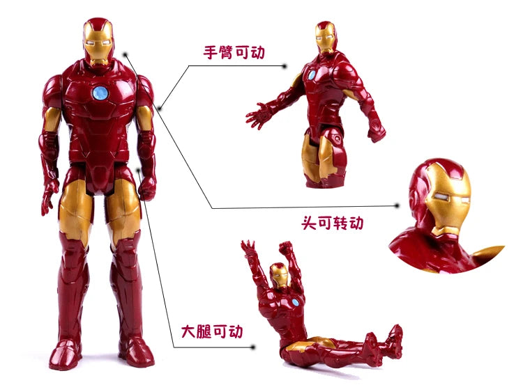 Original Hasbro The Avengers Marvel Anime Figure Thanos Captain America Iron Man Spider-Man Venom Action Figure Dolls Toys