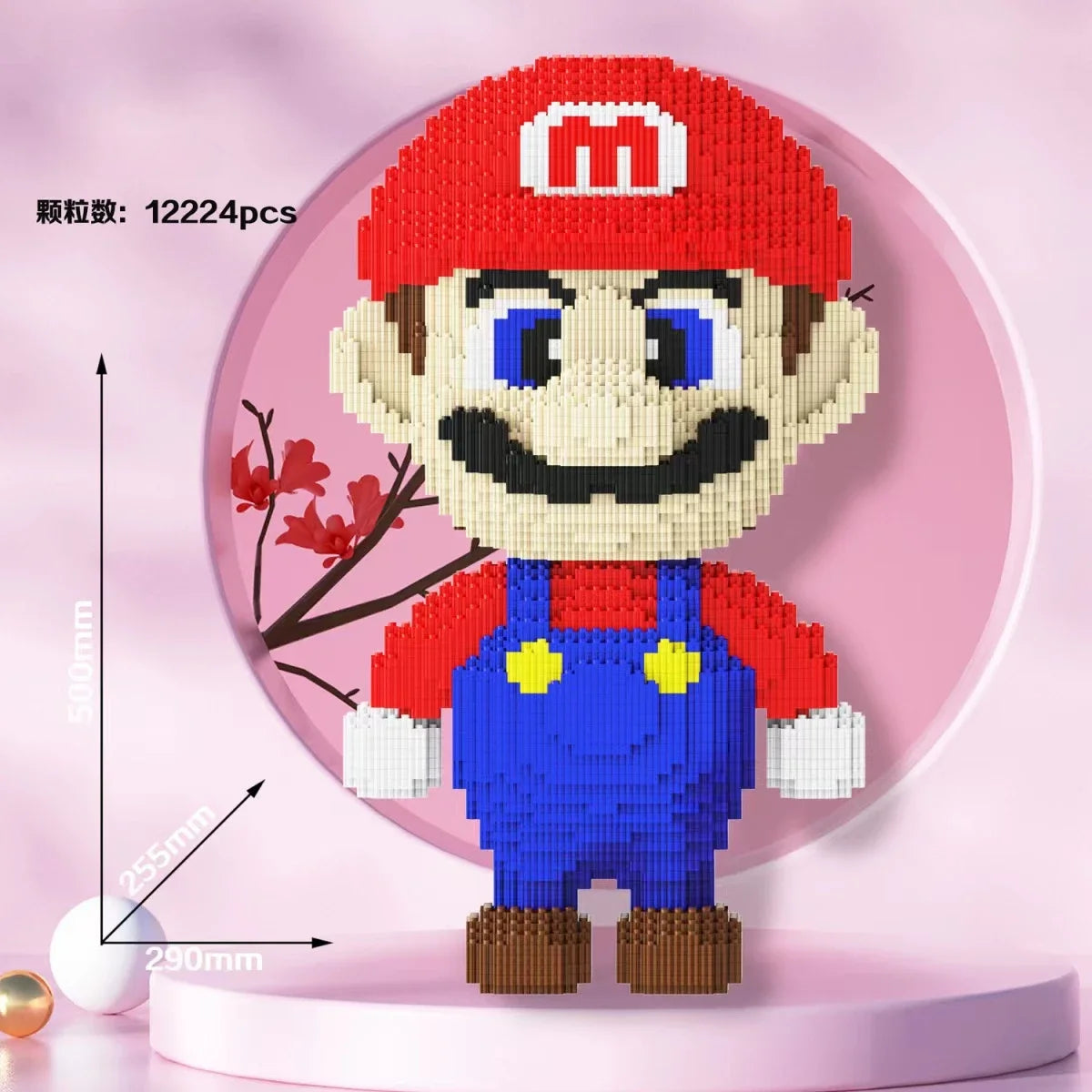 Super Mario Large Block Puzzle Assembly Toy 3D Puzzle Children's Birthday Gift Desktop Decoration