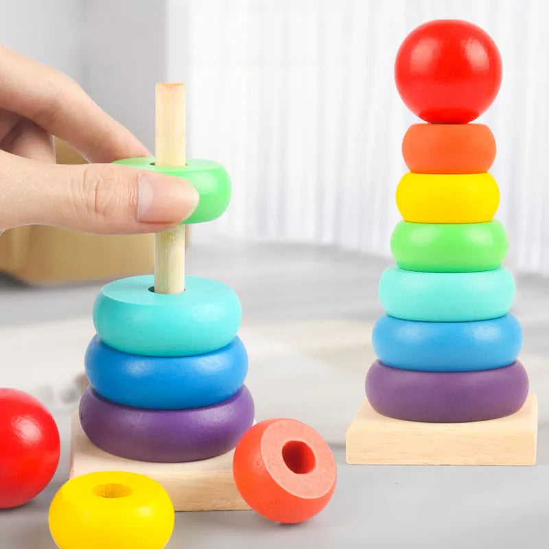 Montessori Educational Toys Wooden Child Development Games 3 Years Kids 3D Wooden Puzzles Baby Learning Toy Child Puzzle Game