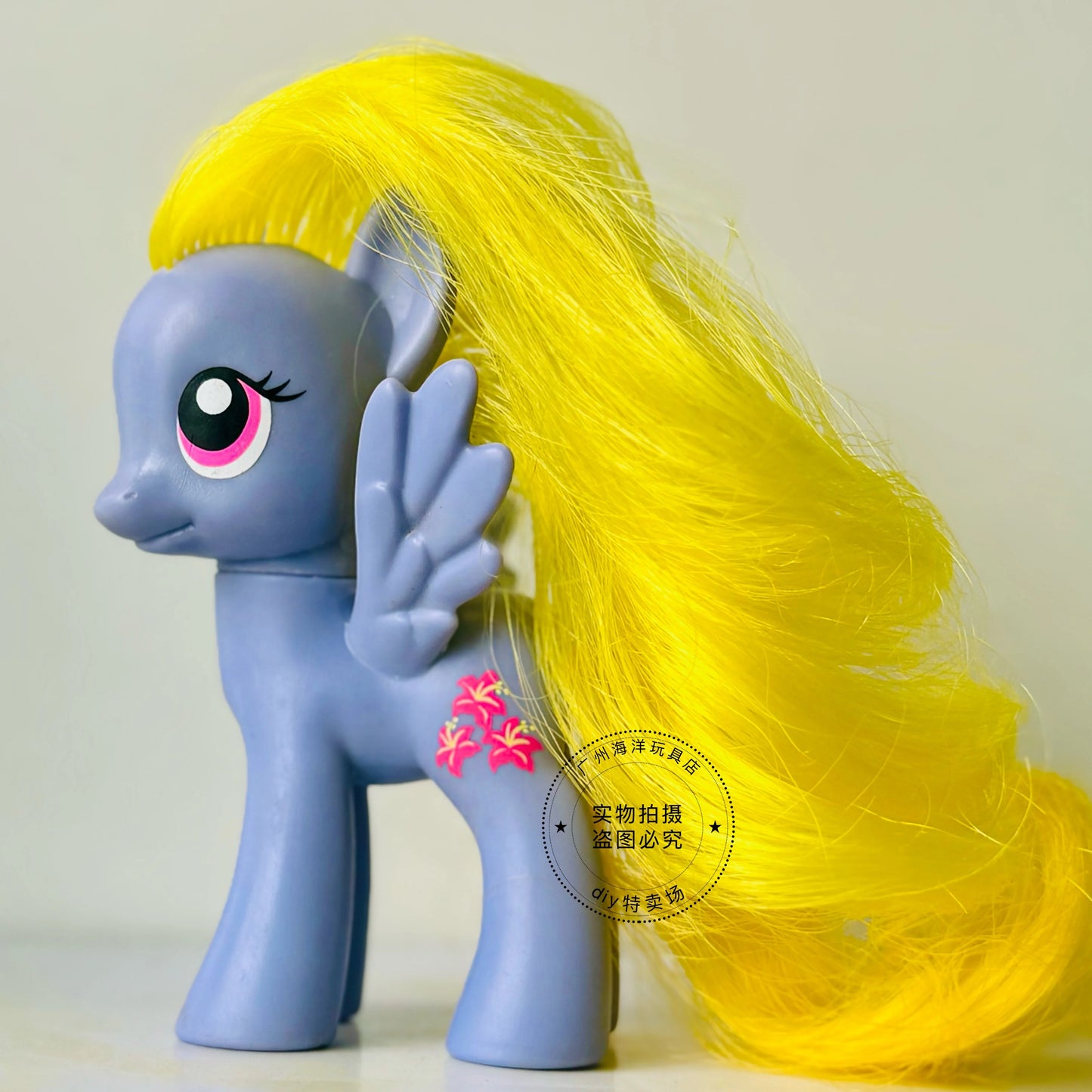 8cm Hasbro My Little Pony Twilight Sparkle Rainbow Dash Applejack YoYo Action Figures Colorful Hair Pony Model Toys Kids Gifts