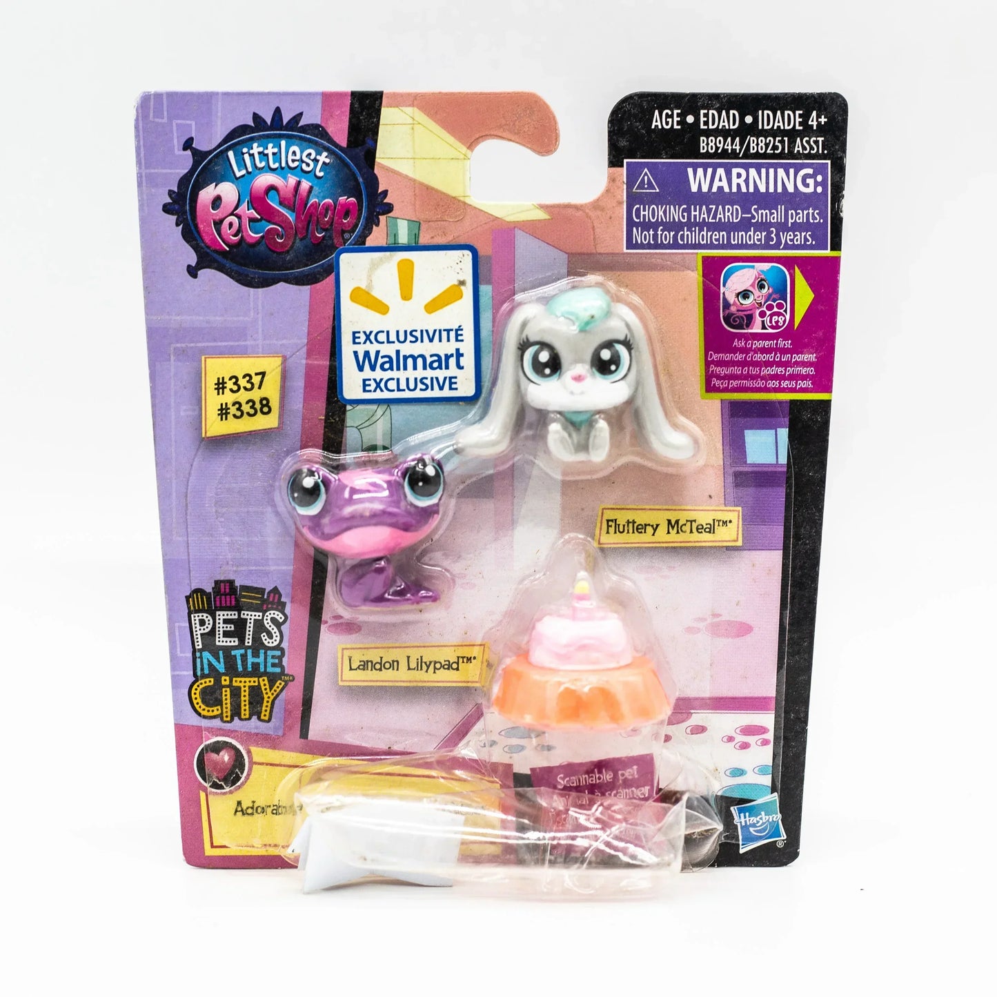 Original Hasbro Littlest Pet Shop Doll Toys Cute Animal Action Figure Big Eyed Pet Model Collection Toy Children's Birthday Gift