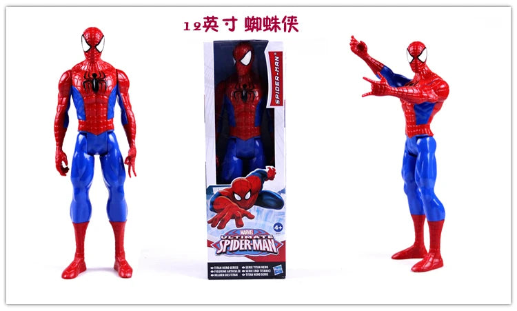 Original Hasbro The Avengers Marvel Anime Figure Thanos Captain America Iron Man Spider-Man Venom Action Figure Dolls Toys