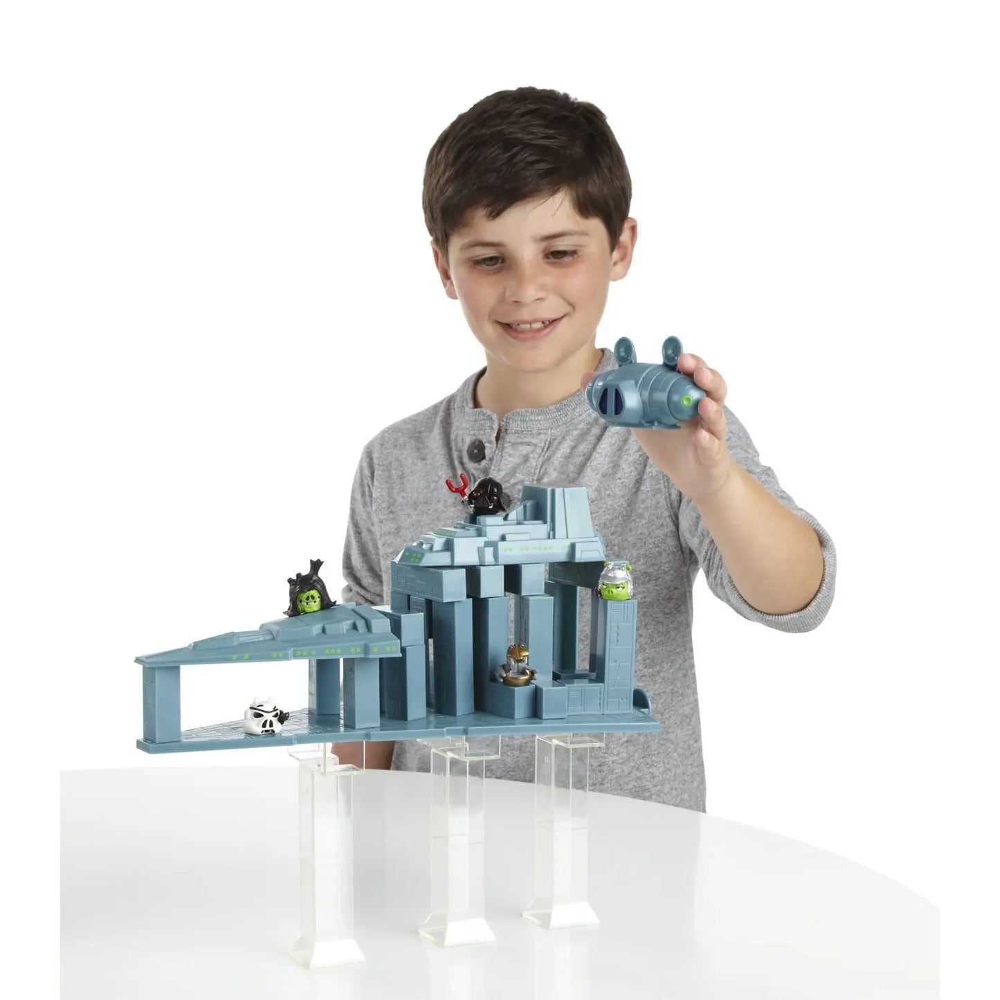 Hasbro Angry Birds Action Figure Star Wars Catapult Desktop Game Telepods Star Destroyer Model Collection Hobby Gifts Toys