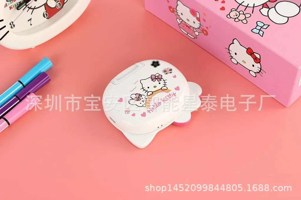2024 Sanrio Hello Kitty Flip Phone Kawaii K688 Cartoon Kids Taiml Cute Mini Phone Birthday Fashion Girls Gifts Toys For Children