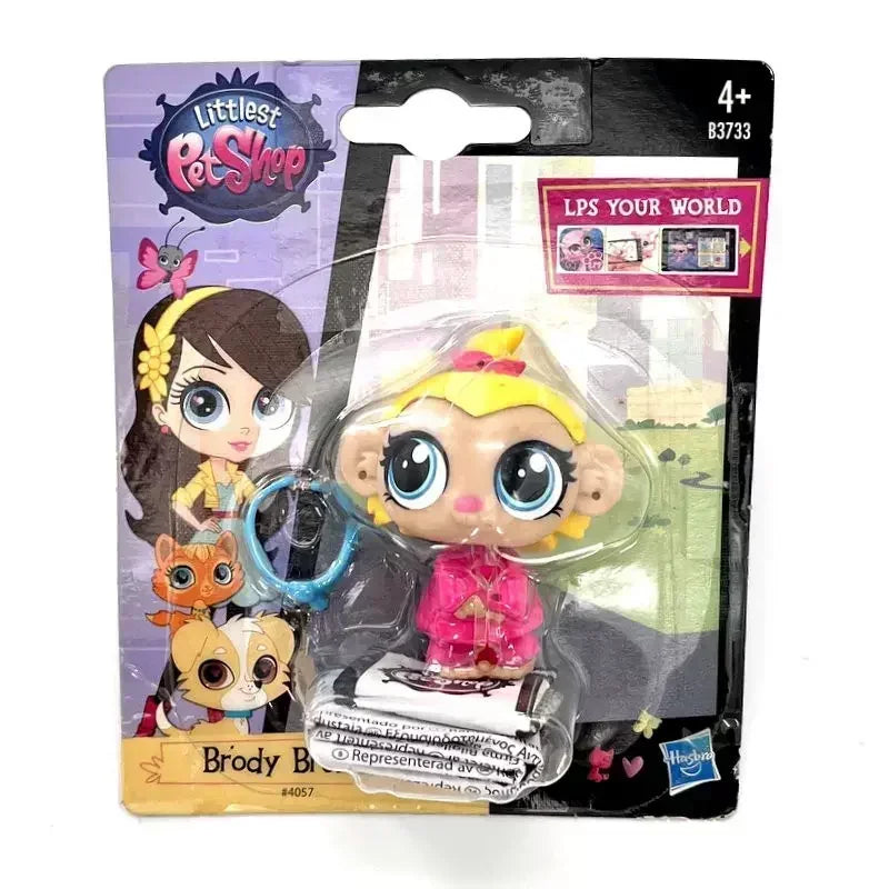 Original Hasbro Littlest Pet Shop Doll Toys Cute Animal Action Figure Big Eyed Pet Model Collection Toy Children's Birthday Gift