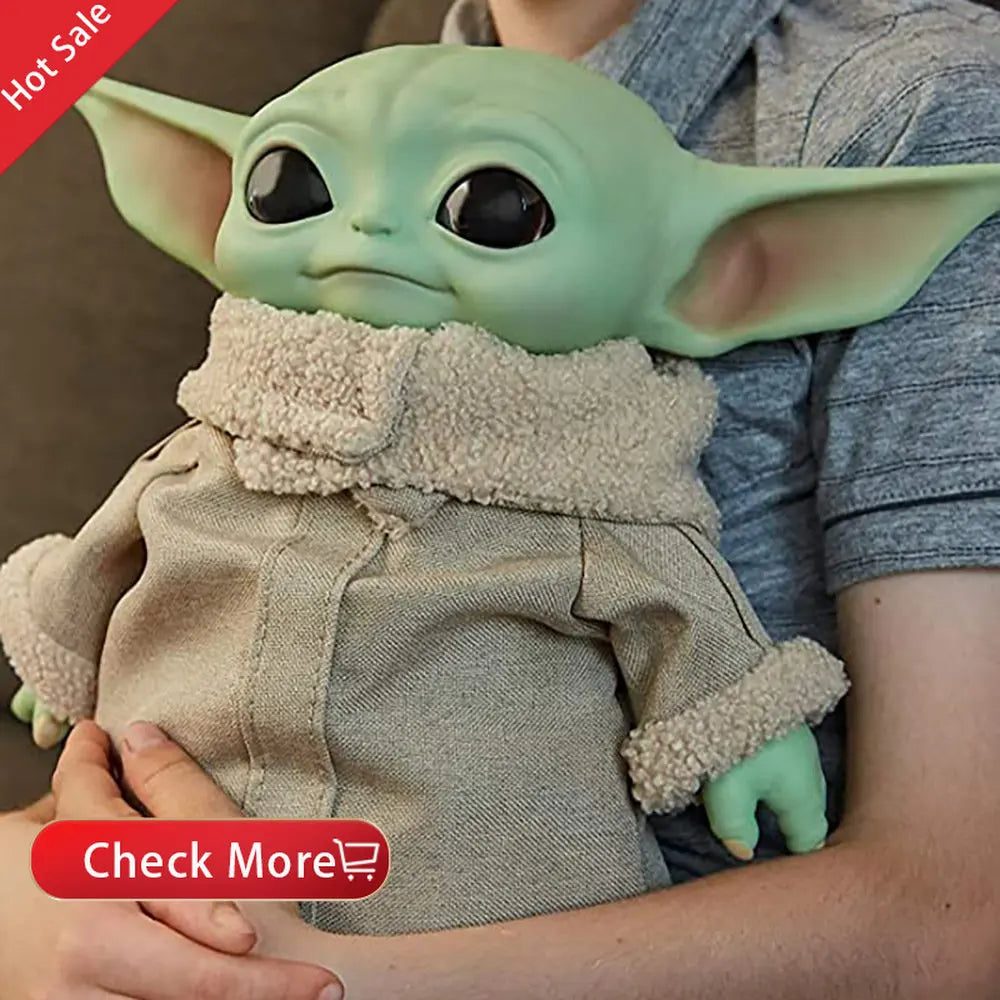 30cm Disney Wars Baby Yoda Plush Dolls The Mandalorian Peluche Boys Grogu Action Figure Toys Cute Stuffed Girls Toy Gift