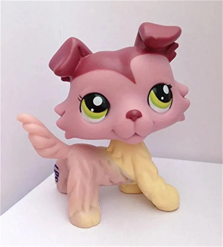 Pet Shop Lps Toys Cat Standing Rare Littlest Dog Collie Cocker Spaniel Great Dane Dachshund Original Short Hair Kitten Xmas Gift