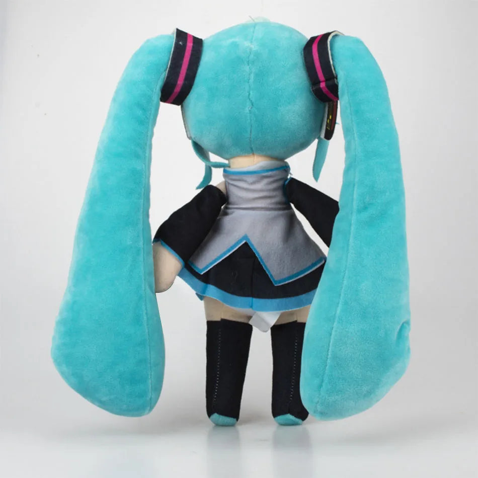 20-29cm Hatsune Miku Kawaii Q Version Fufu Figure Plush Doll Anime Peripheral Stuffed Toy Collection Model Ornament Toys Gifts