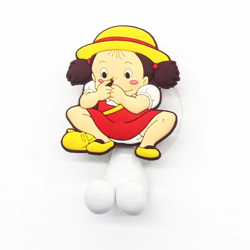 Disney  Stitch Anime Figure Mickey Mouse kids Toothbrush Holder Minnie Mouse Cartoon Wall Mounted Shelf Kitchen Bathroom Toys