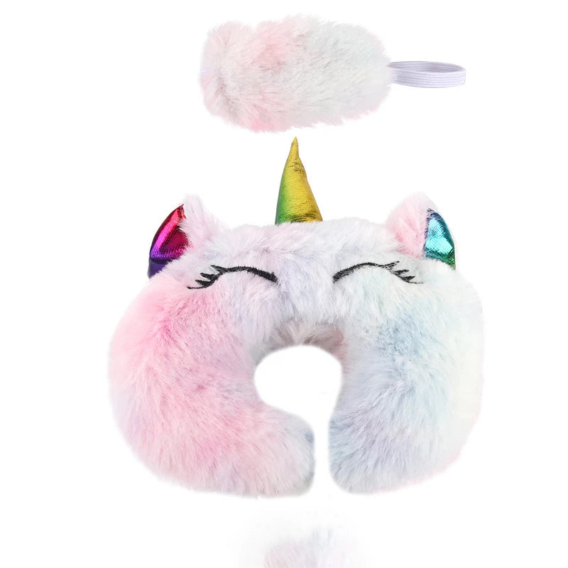 Doll Sleeping Bag for 43cm Dolls Lovely Unicorn Pillow 10-18inch Baby New Born Dolls Accessories American Girl's Birthday Gift