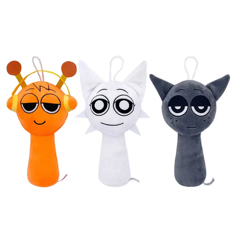 Sprunki Plush Toys Mr Fun Computer Wenda Simon Raddy Brud Sprunki Plushie Soft Toy Cartoon Pillow Stuffed Doll for Chrismas Gift