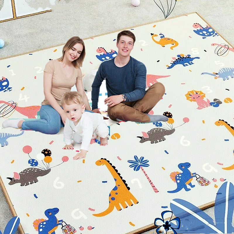 200x180/180x150/180x120cm Play Mat for Children's Thick Safety Mat Friendly Crawling Play Mats Folding Mat Carpet Rug Playmat